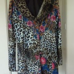 Multi-coloured coat