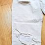 White Distressed Mom Jeans Image 7