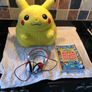 Pokemon items plush large Pikachu, Pokemon headphones and deluxe essential handbook Image 2