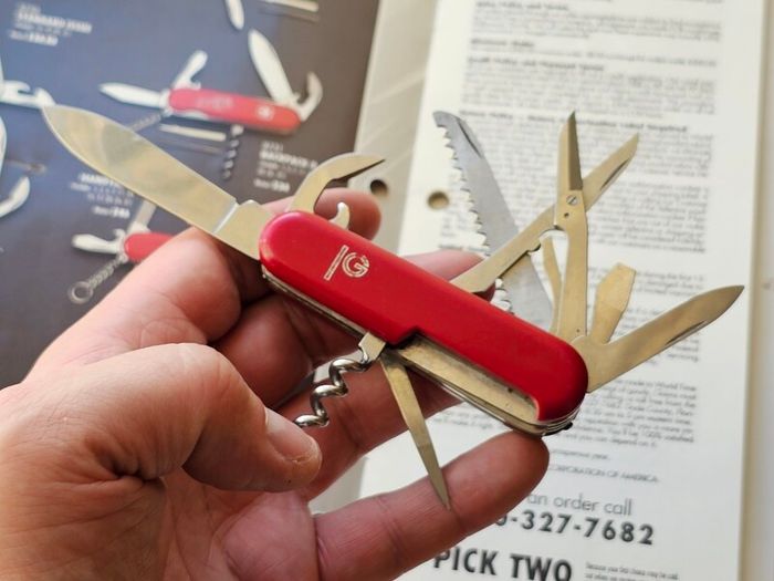 Vintage Wenger Forester Discontinued Model 85mm Swiss Army Knife Collectable 1980s