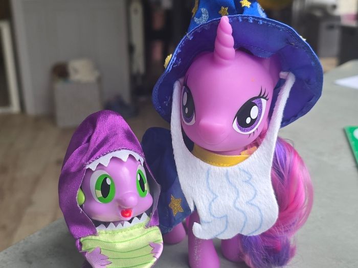 Twilight Sparkle as Star Swirl The Bearded & Spike Collector Set 6 inch Brushable MLP G4 My Little Pony 2016