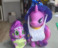 Twilight Sparkle as Star Swirl The Bearded & Spike Collector Set 6 inch Brushable MLP G4 My Little Pony 2016