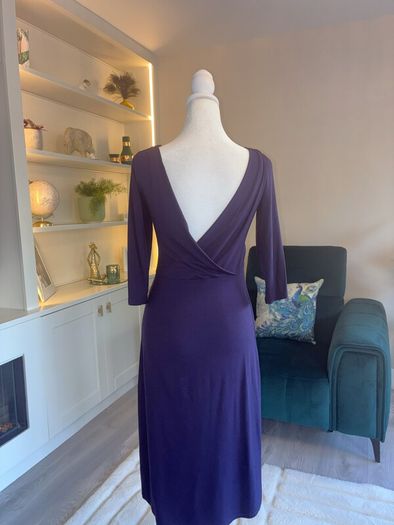 Brand-New Ladies Purple Dress from L.K. Bennett London. Size UK 8 / EU 36
