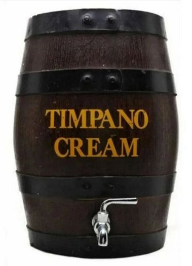 Vintage Timpano Cream Serving Barrel