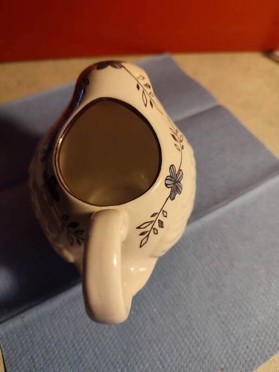 Painted Ceramic Bird Creamer STAMPED M & B