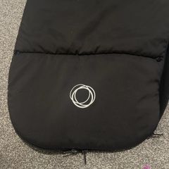 A black bugaboo footmuff