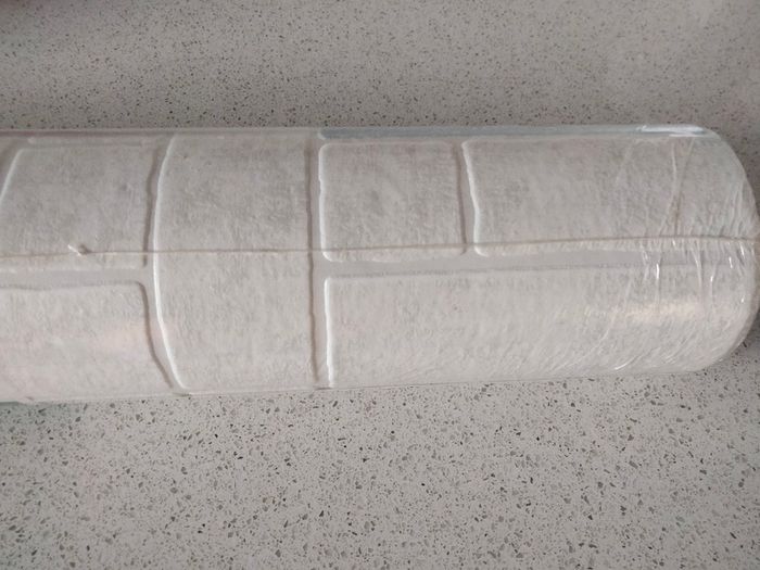 Graham and Brown Contour Antibacterial Wallpaper - White
