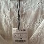top Bnwt Stradivarius white broderie Anglaise size large summer top Image 3