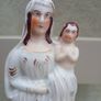 Antique French Madonna Statue Image 2