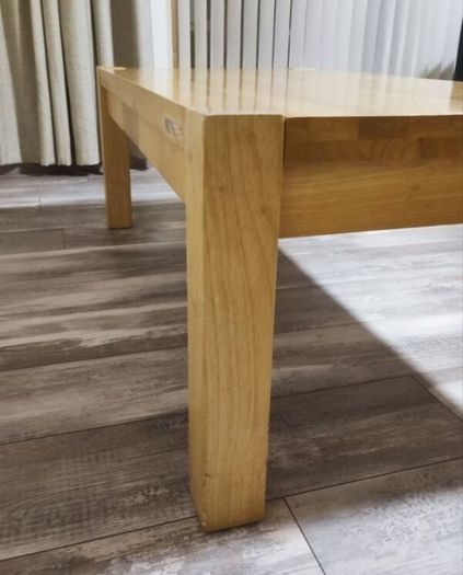 Wooden sturdy coffee table