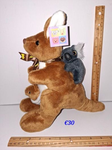 Beanie Kangaroo, Koala Bear, Coasters