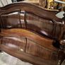 King Size Solid Wood Sleigh Bed. Mahogany Style. Excellent Condition Image 2