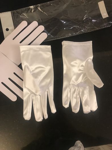 communion gloves satin