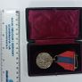 Silver Plate Cigar Case & Service Medal Image 6