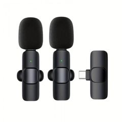 K60 Wireless Lavalier Microphone | Clip-On Mic for iPhone & Android USB-C - 08311