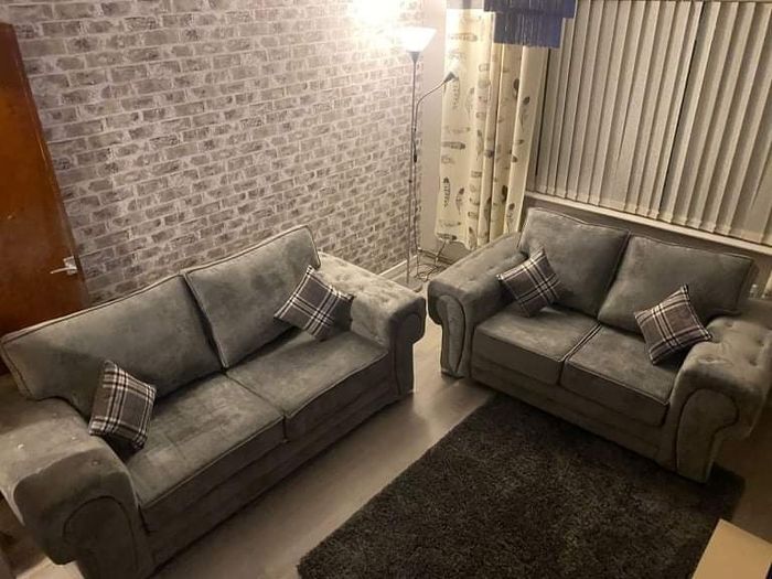 brand new high quality designer 3+2 full back suite of furniture