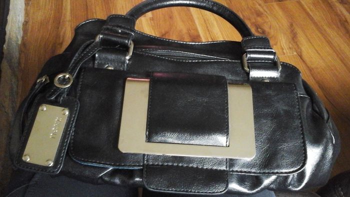NEXT..Beautiful Black Bag with Four Compartments  (as new as used once!!)