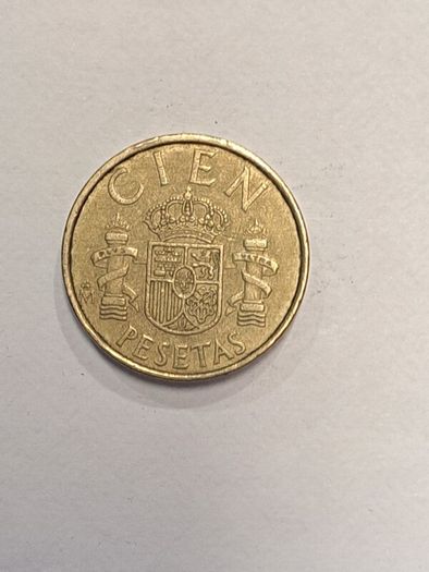Spain 100 pesetas coin
