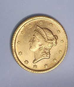 Usa 1 Dollar 1849 - Gold Coin