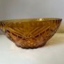 Vintage Amber Pressed Glass Bowls.Price drop Image 8