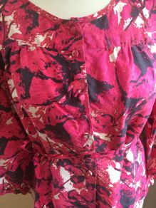 In Wear pink multicoloured Top- size 12 = Free Postage
