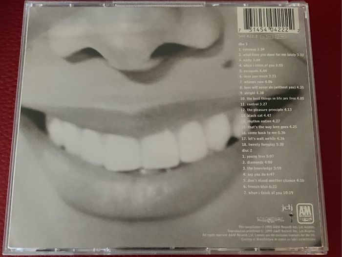 janet jackson - design of a decade 1986/1996