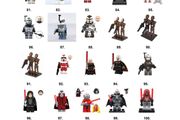 Star Wars Minifigures Collection Lego Compatible C-H