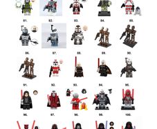 Star Wars Minifigures Collection Lego Compatible C-H