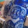 Antique German Westerwald Salt Glazed Ewer. Image 9
