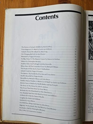 The Irish Wildlife Book. Edited By Fergus O'gorman. Illustrated By Gerrit Van Gelderen, Eamon De Buitlear And Richard Mills. First Edition Large Volume Hardback In Good Condition.