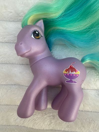 Vintage G3 My Little Pony Hasbro Lickity-Split Purple Body 2002 Used Please see pictures