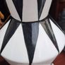 Modern Black White Tall Vase Image 4