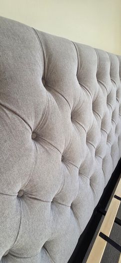 King Size Upholstered Bed Frame EZ Living
