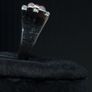 Sterling Silver 925 Pink Stone Statement Ring Image 4