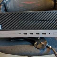 HP ProDesk 600 G4 SFF (i5 8th Gen) and power cable