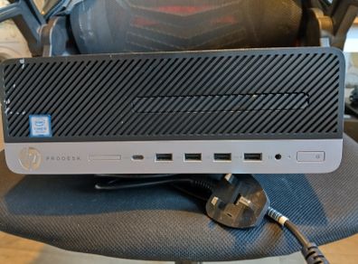 HP ProDesk 600 G4 SFF (i5 8th Gen) and power cable