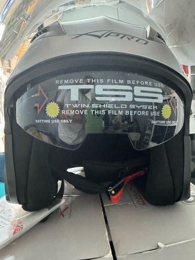 Jet Open Face Scratchproof Sun Visor Helmet Motorcycle Scooter Motorbike City