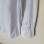 Tommy hilfiger 2007 long sleeve shirt size xxl white blue/pin pit to pit 25" like new Image 6