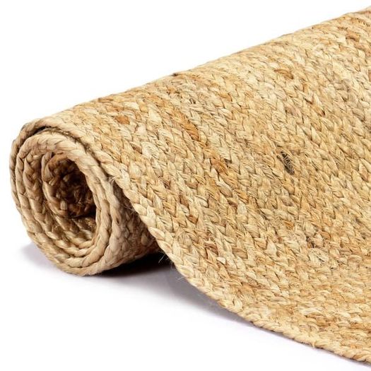 Handmade Rug Jute Natural