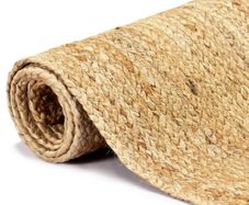 Handmade Rug Jute Natural