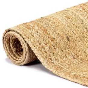 Handmade Rug Jute Natural