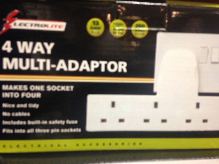 4 Way Multi Adapter