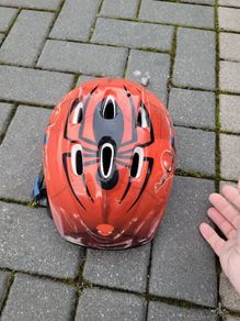 Spiderman bike helmet