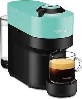 Nespresso Vertuo Pop - Aqua Mint - Tiffany Blue Smart Pod Coffee Machine