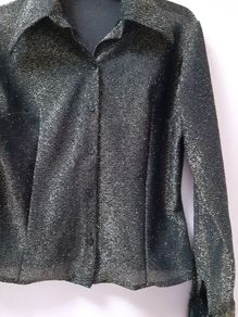 Lovely 70's vintage blouse with large collar from 60's