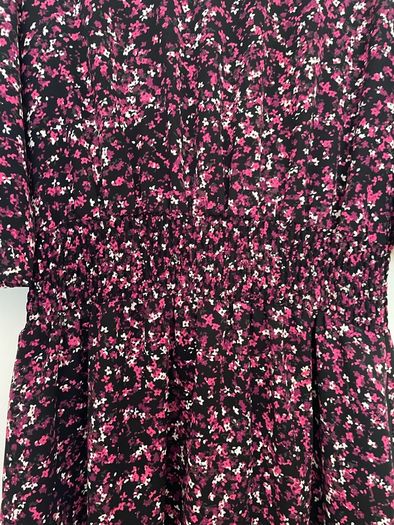 Gallery black floral dress size 14 New without tags