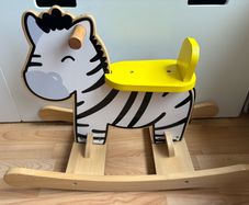 Zebra toddler rocker