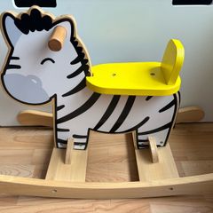 Zebra toddler rocker