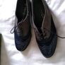 navy and grey brogues Image 2