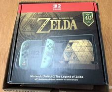 Nintendo Switch 2 The Legend of Zelda 40th Anniversary Edition Console